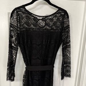 Black Lace Chelsea & Violet Dress